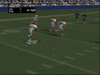 NFL Quarterback Club 98 back cover for Nintendo 64